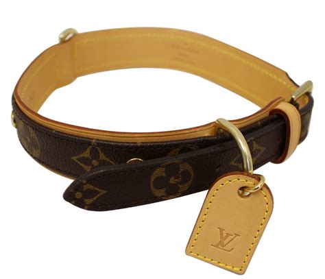 louis vuitton dog collar on dog|louis vuitton dog collar sizes.